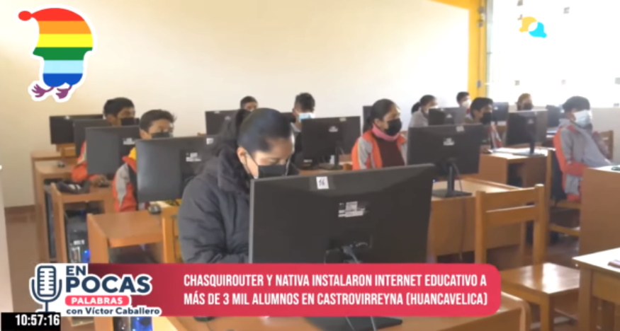 Castrovirreyna 1era del Perú con WiFi educativo